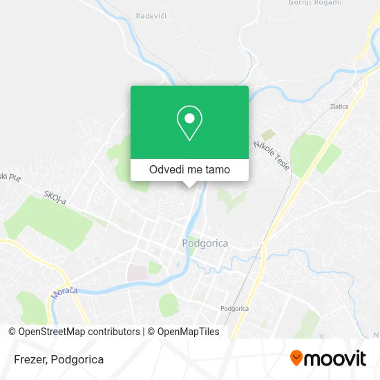 Frezer mapa