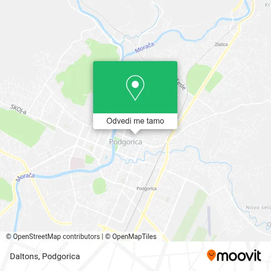 Daltons mapa
