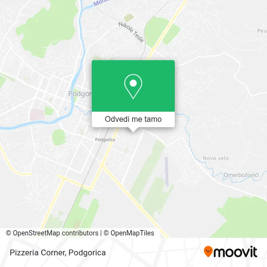 Pizzeria Corner mapa