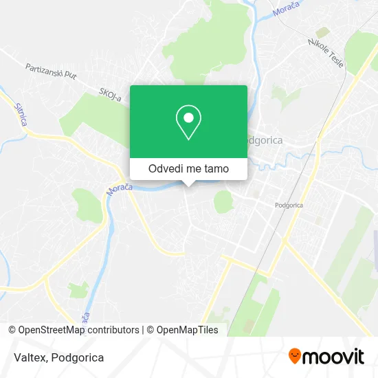 Valtex mapa