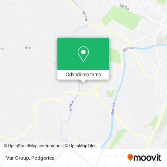 Var Group mapa