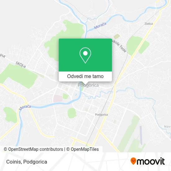 Coinis mapa