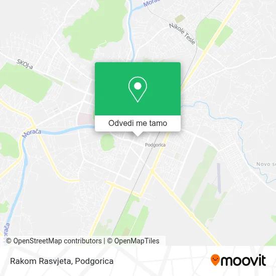 Rakom Rasvjeta mapa