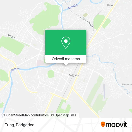 Tring mapa