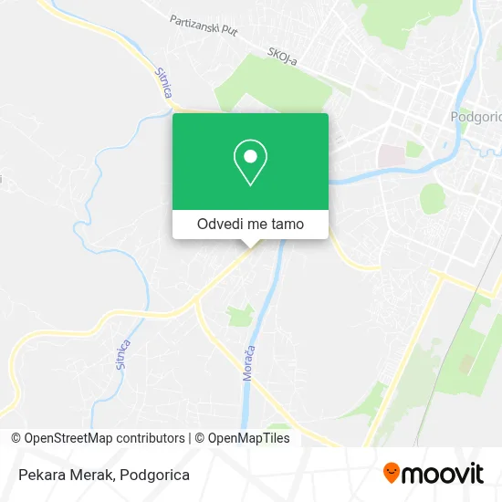 Pekara Merak mapa