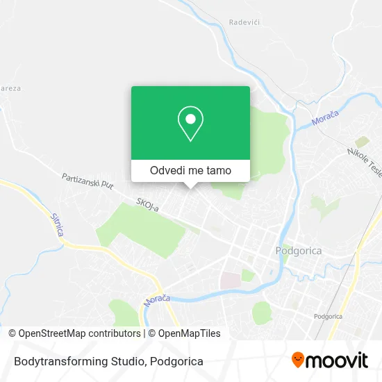 Bodytransforming Studio mapa