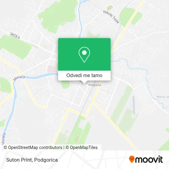 Suton Print mapa