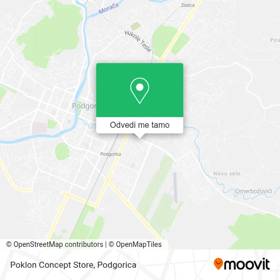 Poklon Concept Store mapa