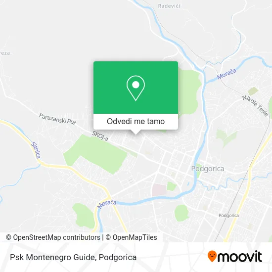 Psk Montenegro Guide mapa