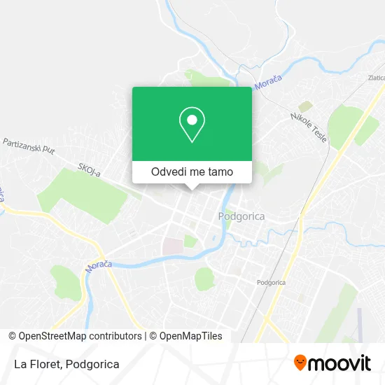 La Floret mapa