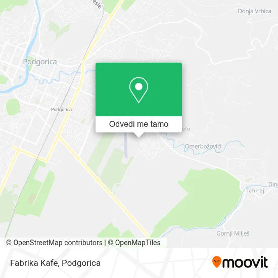 Fabrika Kafe mapa