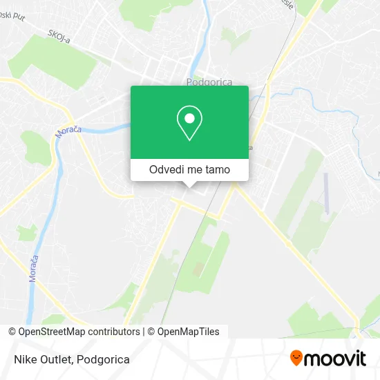 Nike Outlet mapa