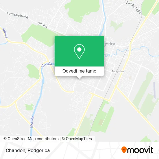 Chandon mapa