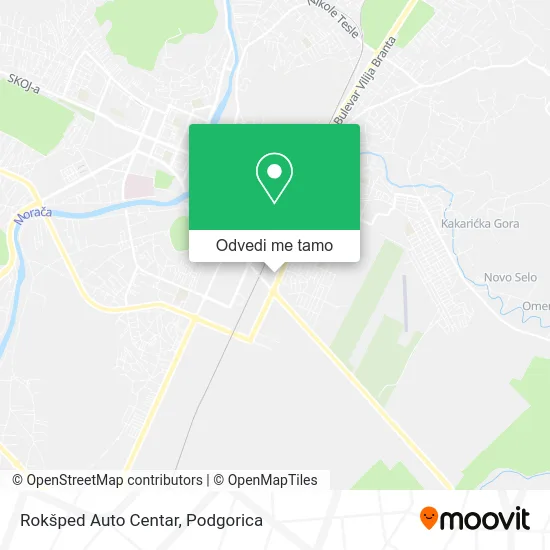 Rokšped Auto Centar mapa