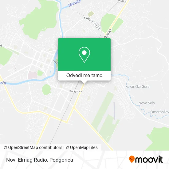Novi Elmag Radio mapa