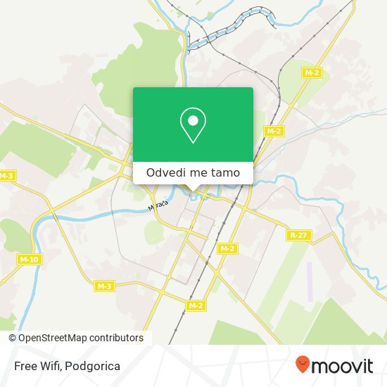 Free Wifi mapa