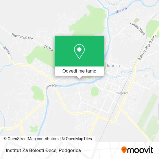Institut Za Bolesti Đece mapa