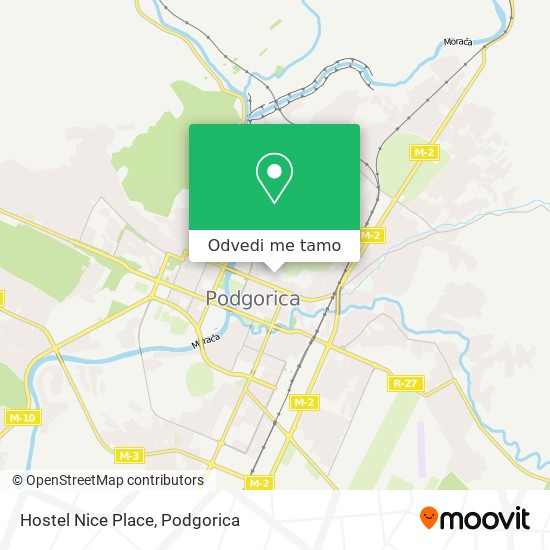 Hostel Nice Place mapa