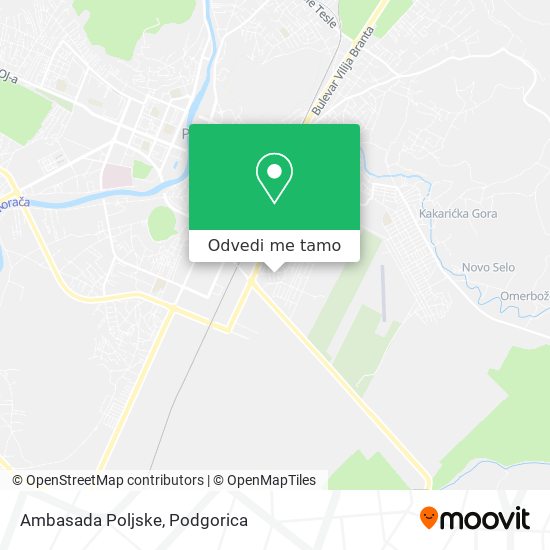 Ambasada Poljske mapa