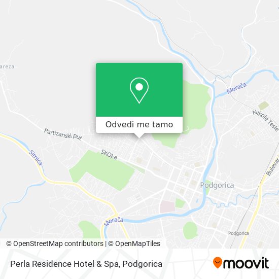 Perla Residence Hotel & Spa mapa
