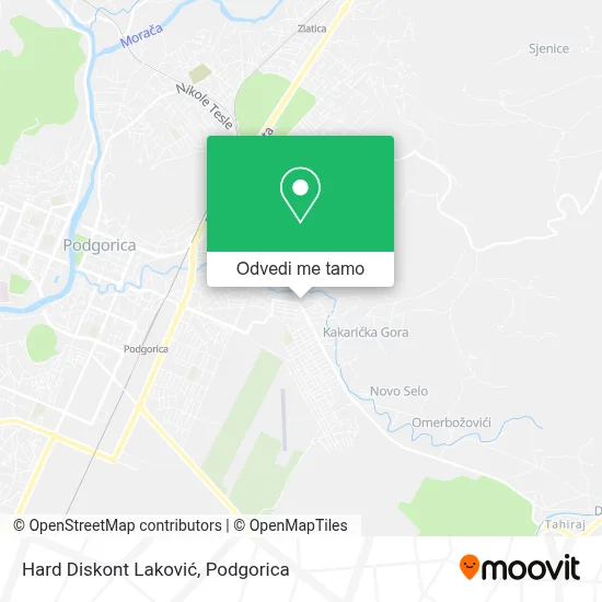 Hard Diskont Laković mapa