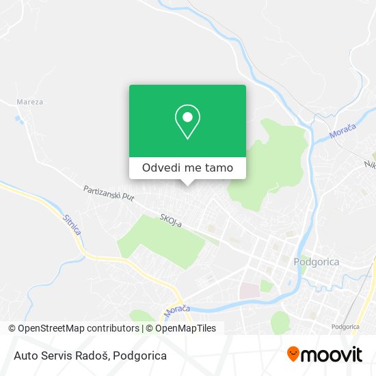 Auto Servis Radoš mapa