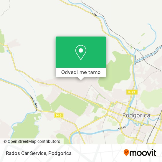Rados Car Service mapa