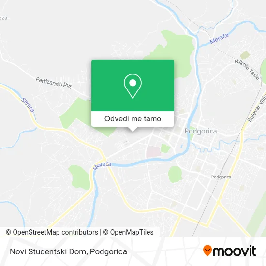 Novi Studentski Dom mapa