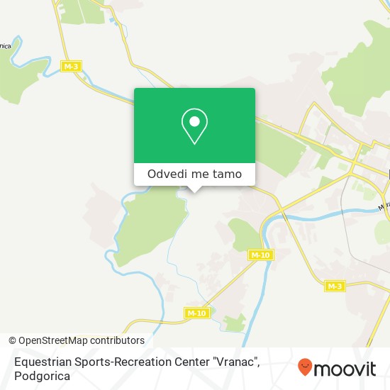 Equestrian Sports-Recreation Center "Vranac" mapa