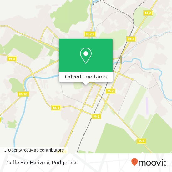 Caffe Bar Harizma, Ulica Kralja Nikole Podgorica, Podgorica, 81000 mapa