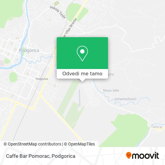 Caffe Bar Pomorac mapa