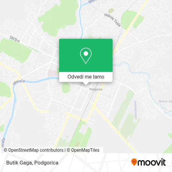 Butik Gaga mapa