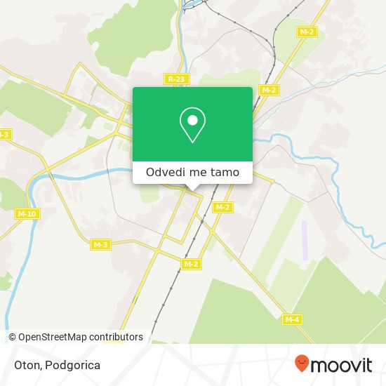 Oton, Bulevar Save Kovačevića Podgorica, Podgorica, 81000 mapa