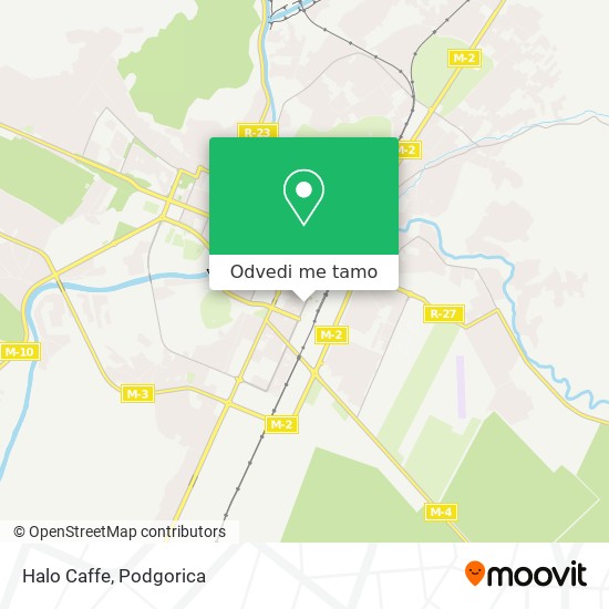 Halo Caffe mapa