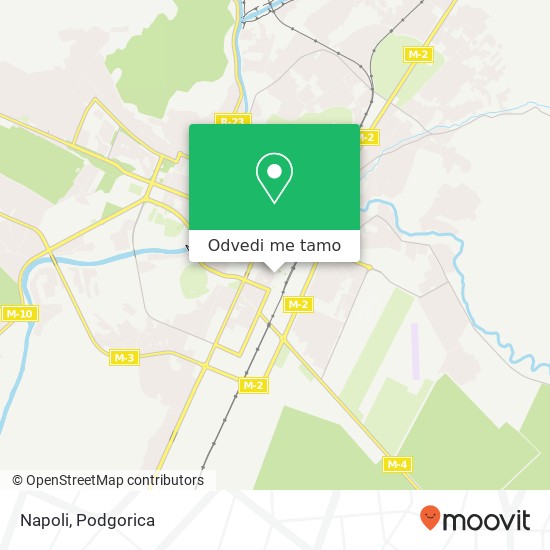 Napoli, Bulevar Mitra Bakića Podgorica, Podgorica, 81000 mapa