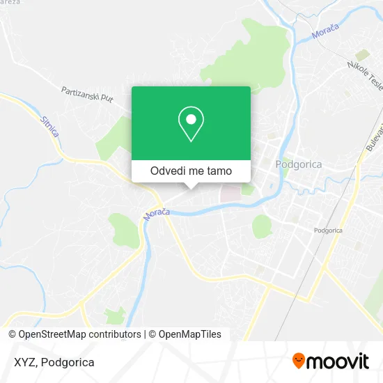 XYZ mapa