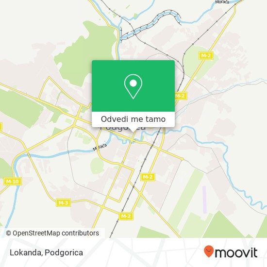 Lokanda, Podgorica, Podgorica, 81000 mapa