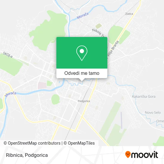 Ribnica mapa