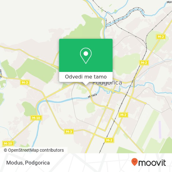 Modus, Podgorica, Podgorica, 81000 mapa