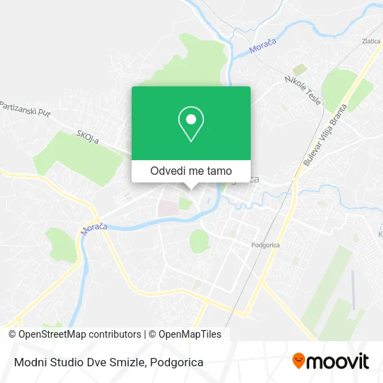 Modni Studio Dve Smizle mapa