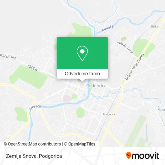 Zemlja Snova mapa