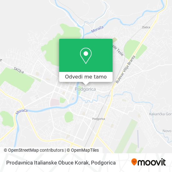 Prodavnica Italianske Obuce Korak mapa