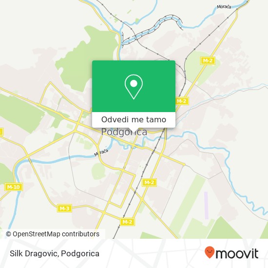 Silk Dragovic, Ulica Mijana Vukova Podgorica, Podgorica, 81000 mapa