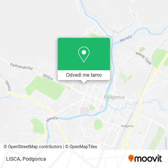 LISCA mapa