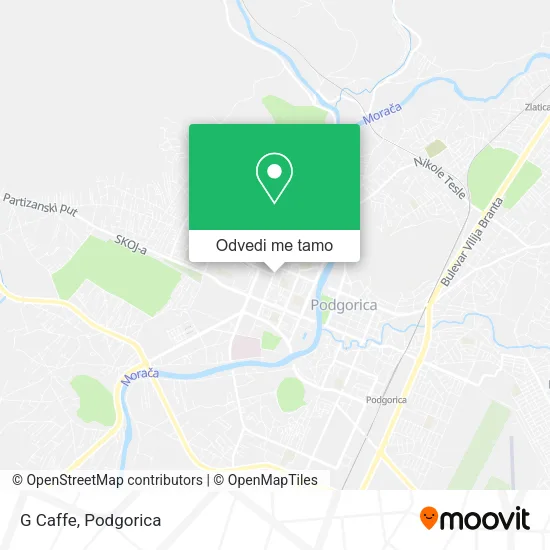 G Caffe mapa