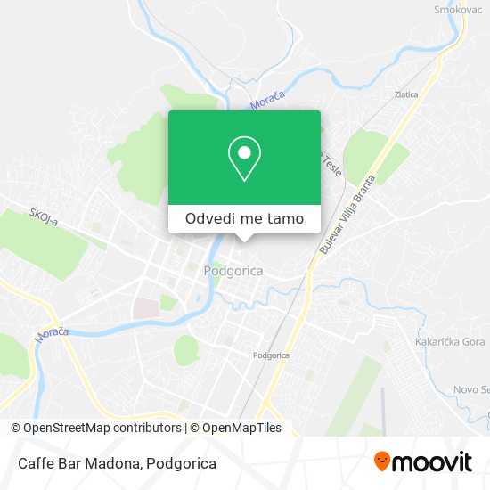 Caffe Bar Madona mapa