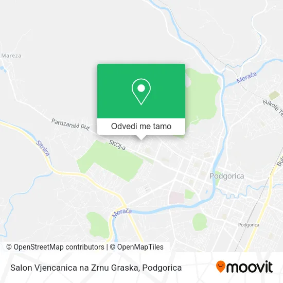 Salon Vjencanica na Zrnu Graska mapa