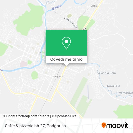 Caffe & pizzeria bb 27 mapa