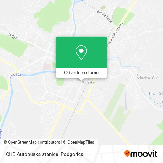 CKB Autobuska stanica mapa