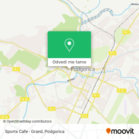 Sports Cafe - Grand mapa